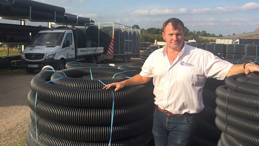 Drainage consultant Andy Cotterill