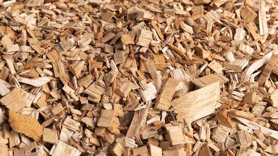 Biomass woodchip